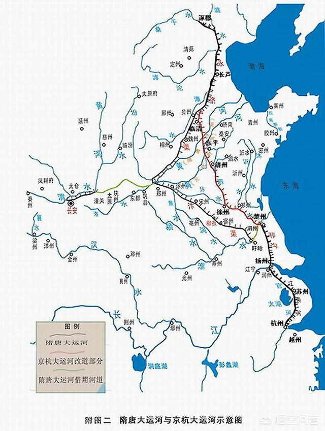 京杭大运河开掘经历了漫长岁月,上千年的历史,春秋时代开凿,兴建于