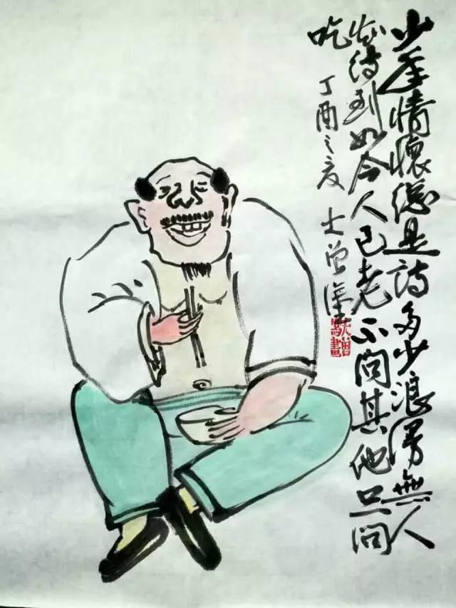湘乡人曾初良：与画相配率性而肆意调侃的打油诗