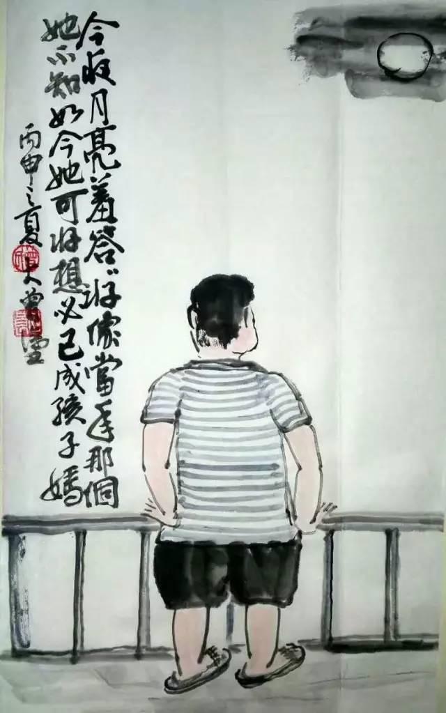 湘乡人曾初良：与画相配率性而肆意调侃的打油诗
