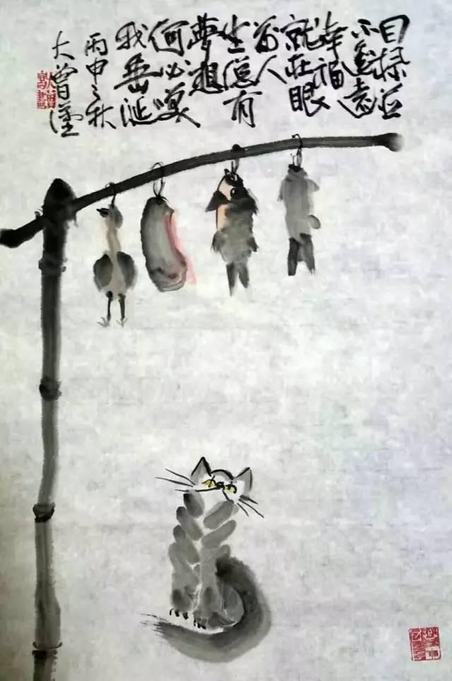 湘乡人曾初良：与画相配率性而肆意调侃的打油诗
