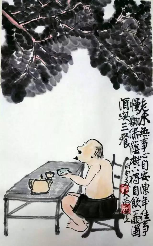 湘乡人曾初良：与画相配率性而肆意调侃的打油诗
