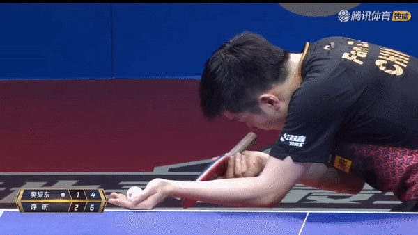 为什么感觉樊振东逆旋转越来越少了现在发的是什么球