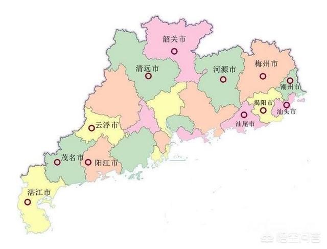 广东省的地理特征是什么广东省地图