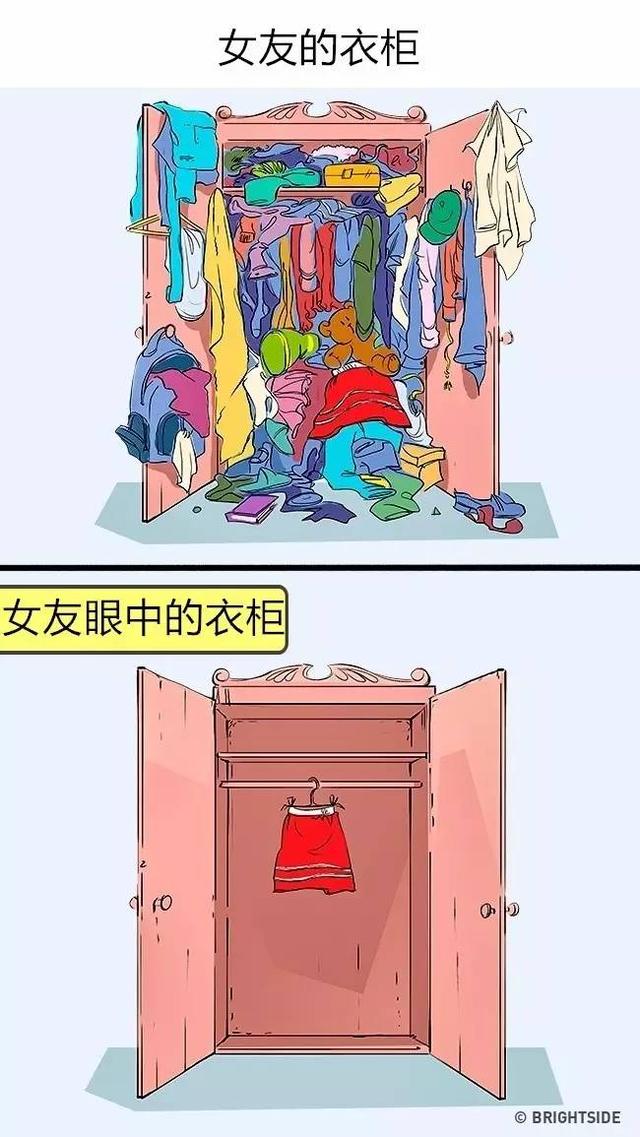 对于同一件事，男女的感受差异很大