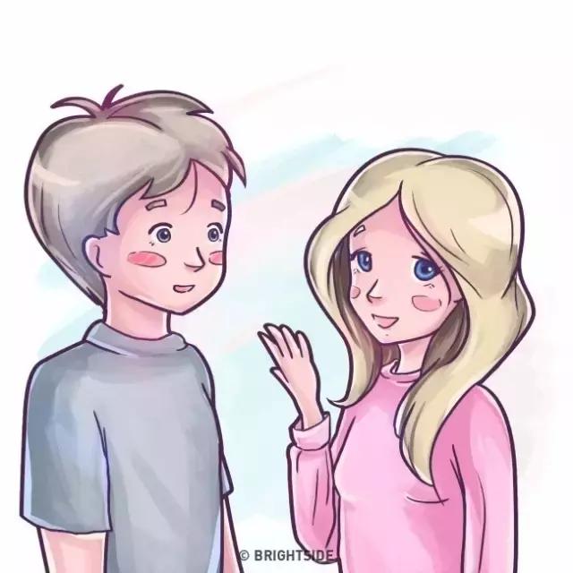 男生是否喜欢某个女生，肢体语言却往往不会说谎