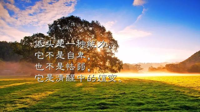 励志早安心语180215：求人不如求己，靠谁不如靠己