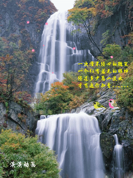 唯美gif午安句子180313：人经常往上看，就会长高