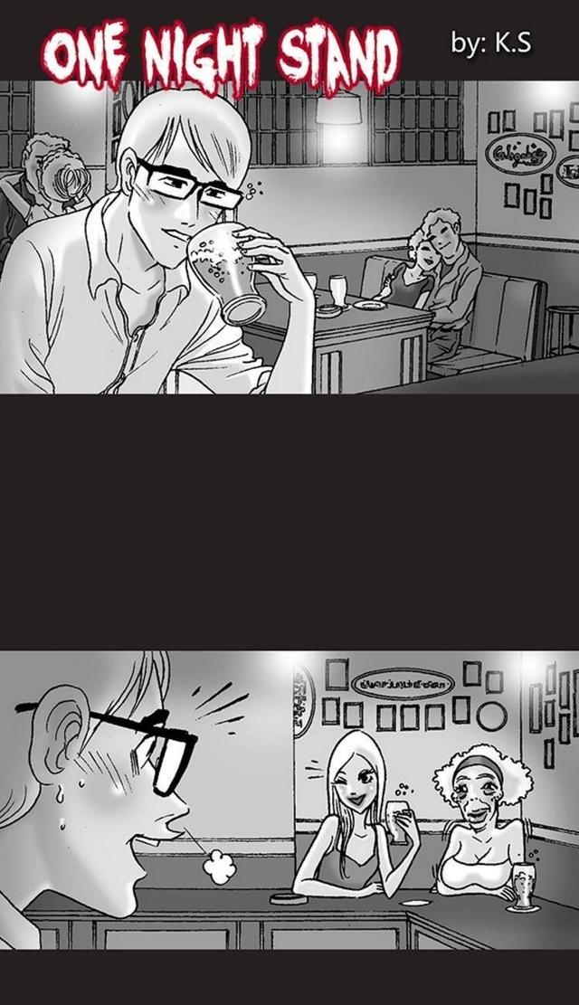 恐怖漫画，一个人晚上看还是有点点怕的！