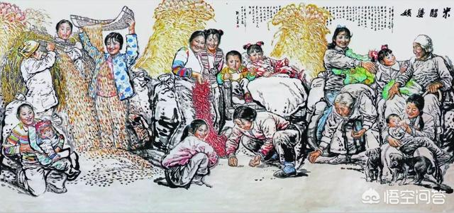 当代水墨人物画的画家有哪些人物画图片大全简笔画