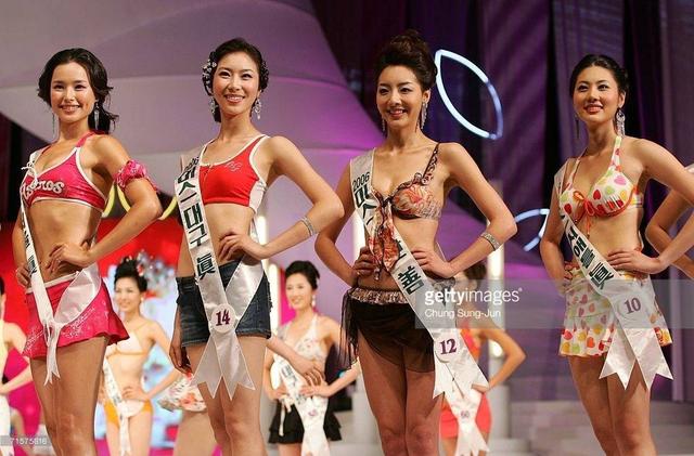韩国小姐这个连连看也太简单了！怀念没整容的年代！