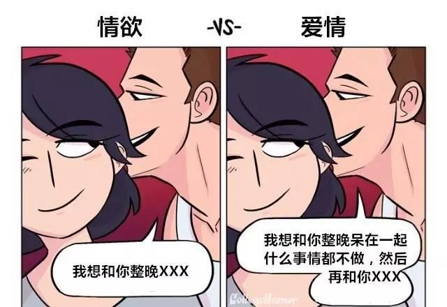 情欲和爱情有什么细节的差别？