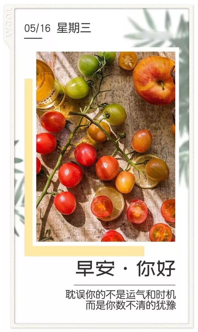 早安励志日签180516:迎着晨光实干,不要面对晚霞幻想