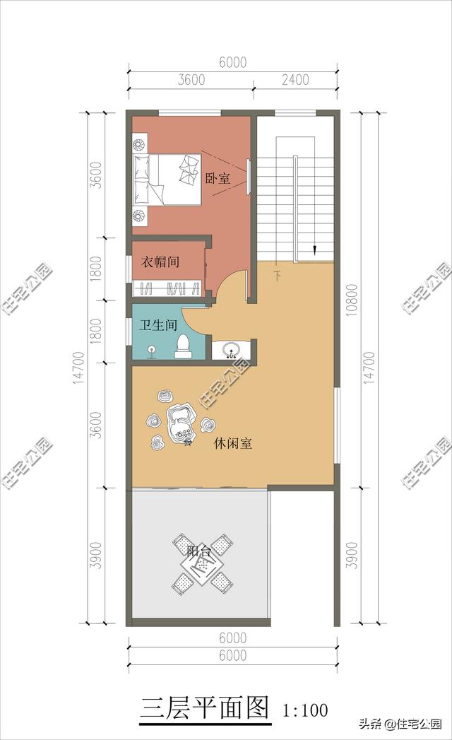宽7米长20米的农村自建住房如何设计