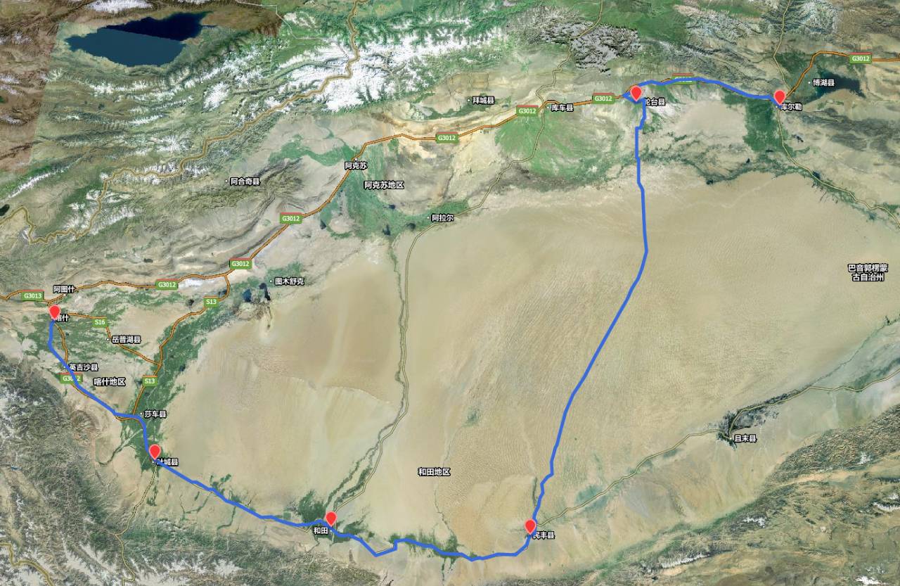 穿越塔克拉瑪干沙漠的沙漠公路自由行該怎么走？