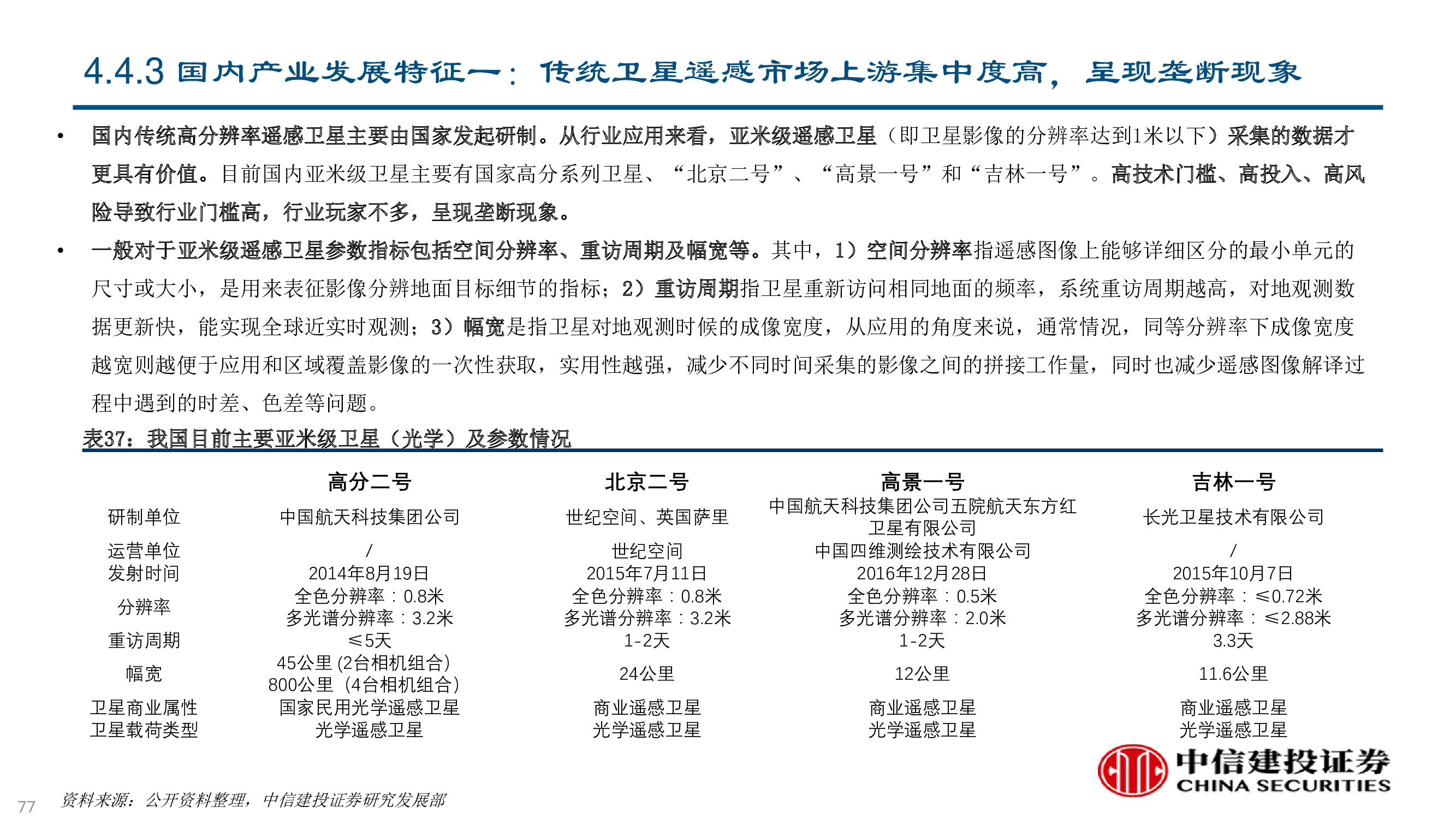 卫星及卫星通讯、导航、遥感技术与行业深度研究（92页PPT）