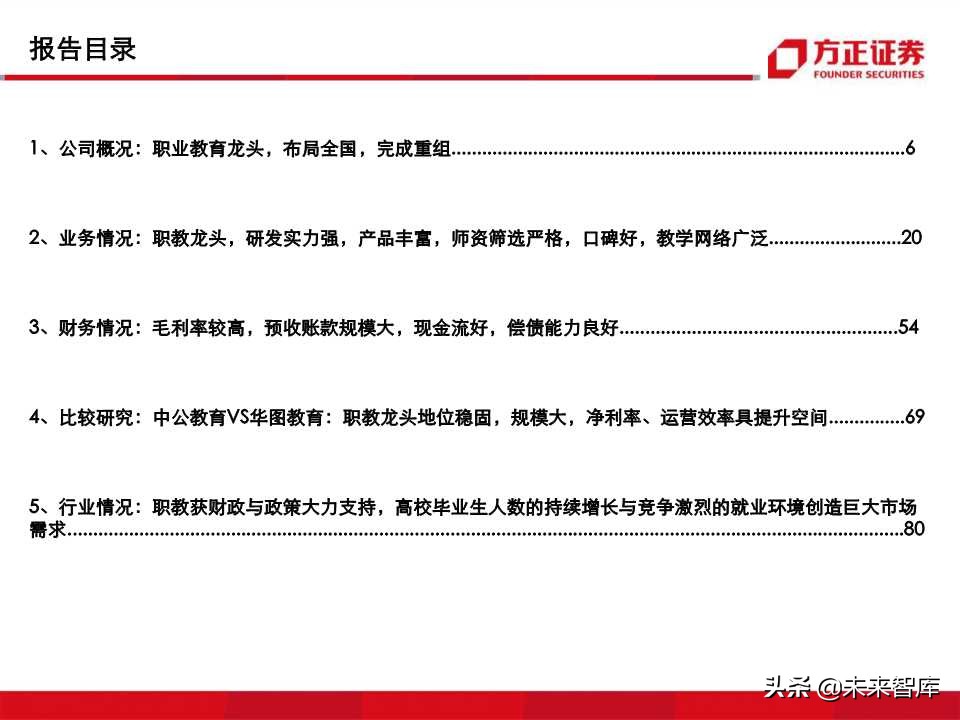 深度解析职业教育培训龙头：中公教育（99页PPT）