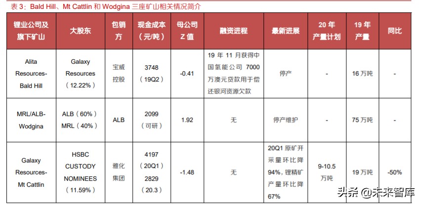 全球锂供给专题报告及投资策略：硬岩锂矿寒冬