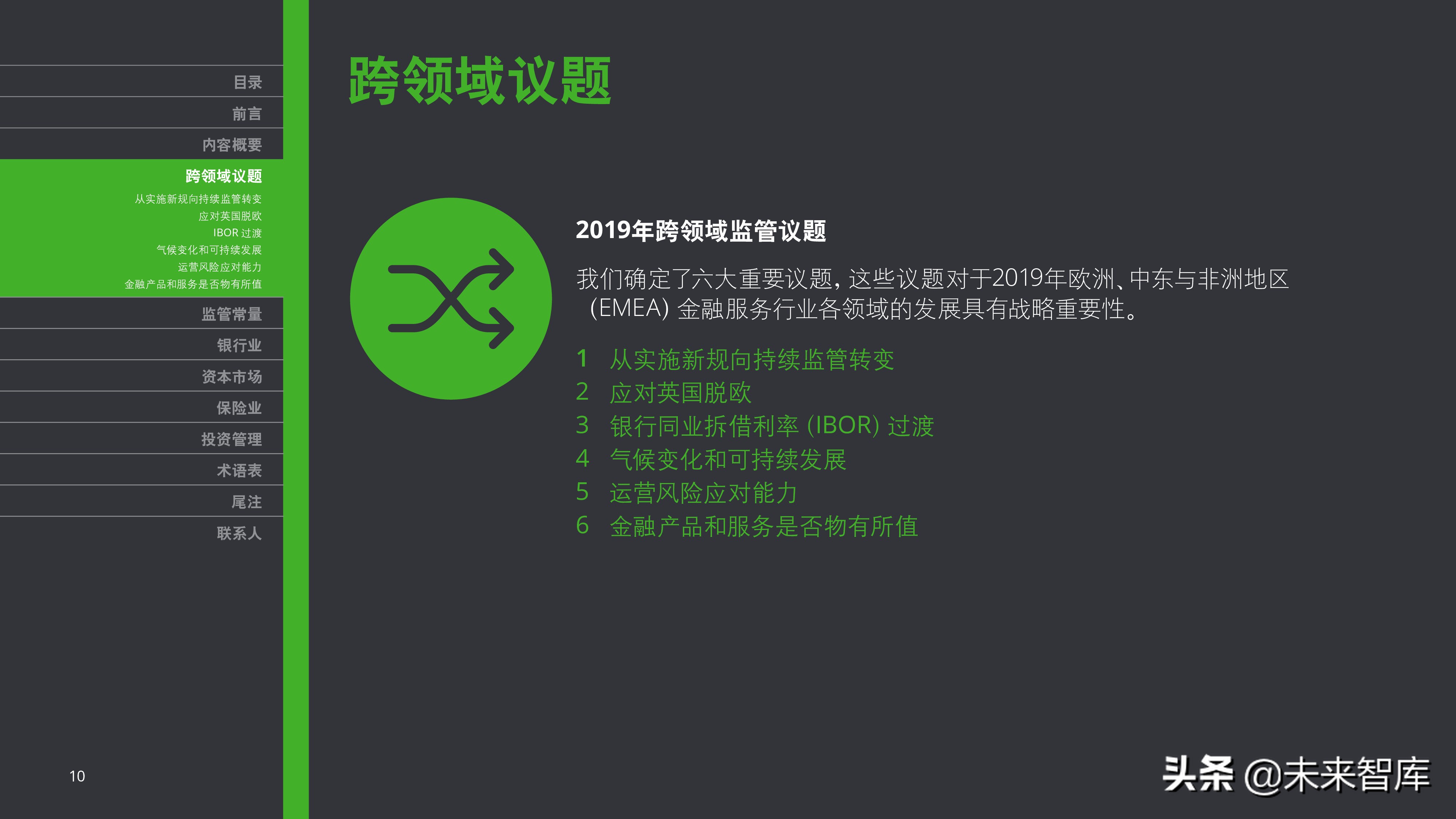 德勤2019年金融市场监管展望（金融危机十周年 ）