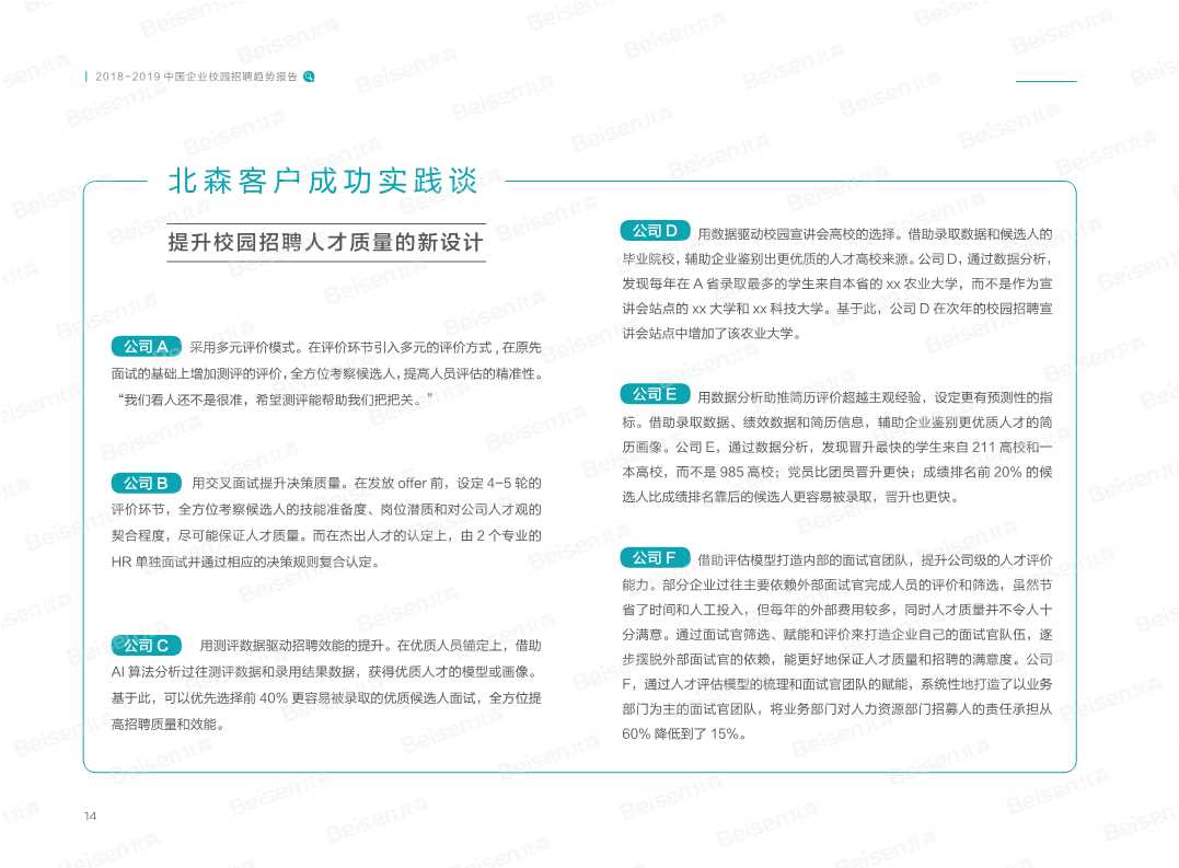 2018-2019中国企业校园招聘趋势报告