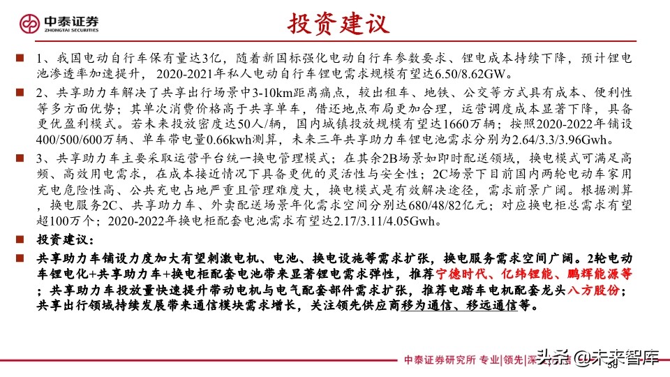 共享助力车专题报告：共享助力车放量在即，换电服务空间广阔