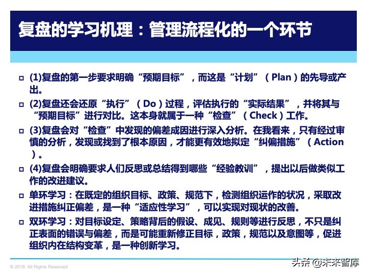 管理工具：复盘方法论，如何做复盘
