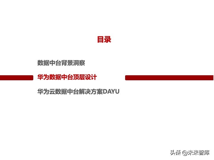 华为数据中台架构设计分享