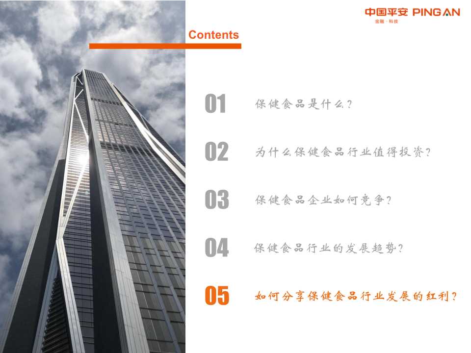 保健食品行业全景图