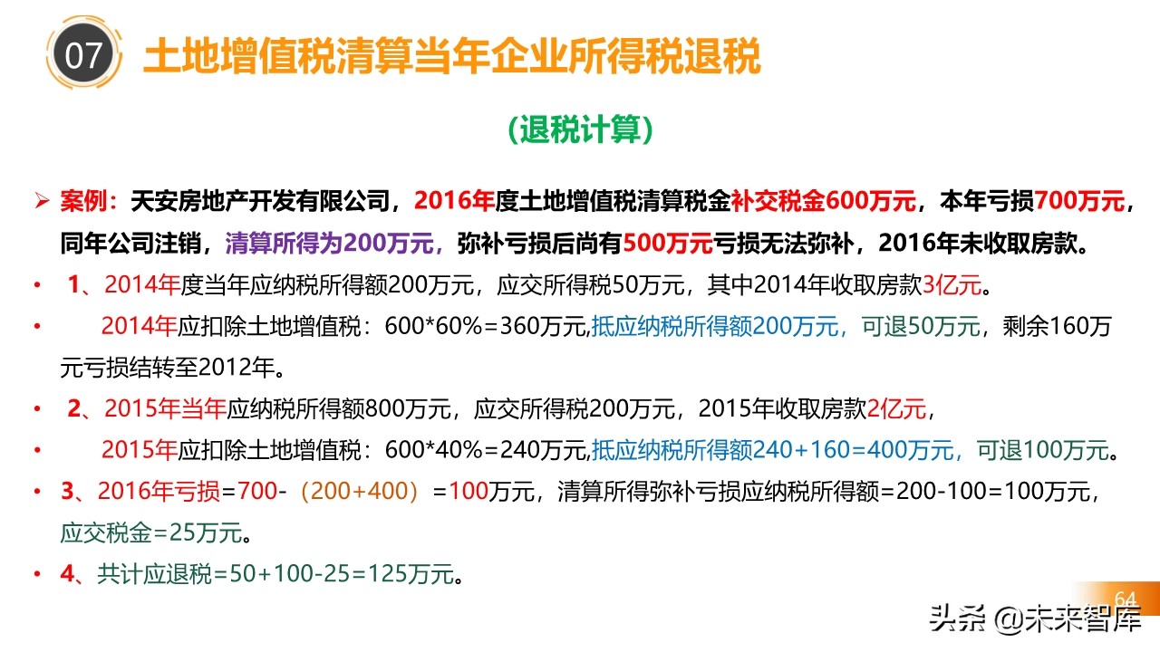 2020房地产不同阶段税务处理关键点解析
