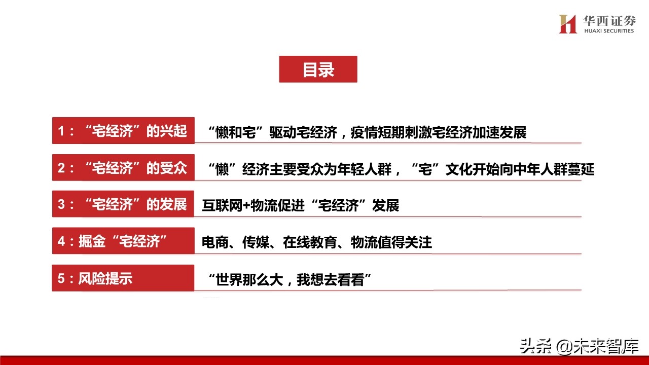 宅经济专题报告：新模式下的新机遇