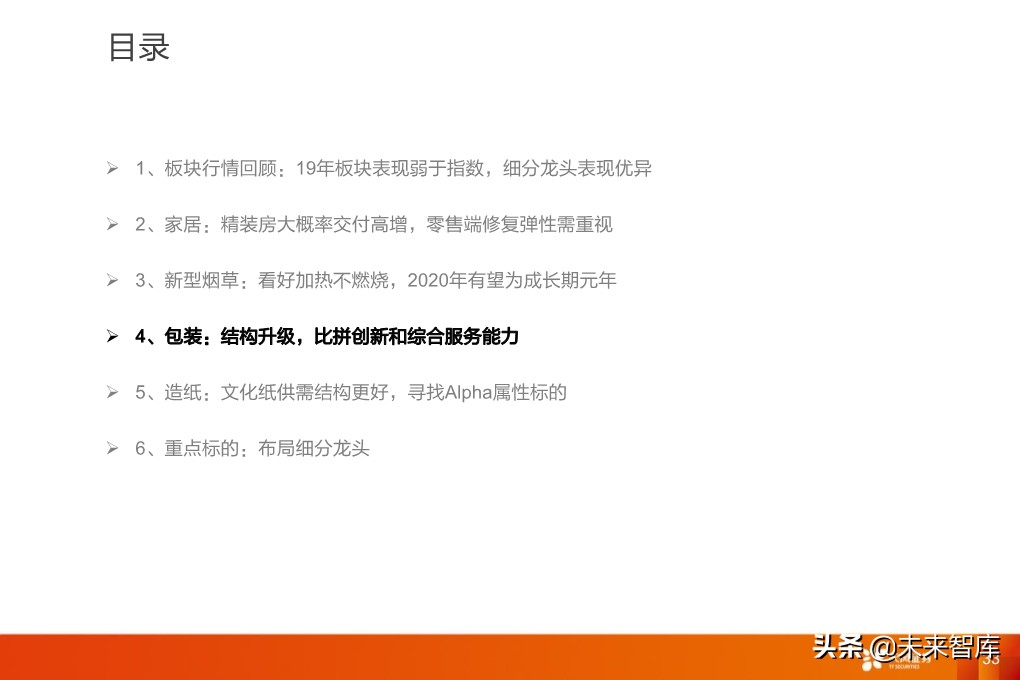 輕工制造行業研究：家居、煙草、包裝、造紙