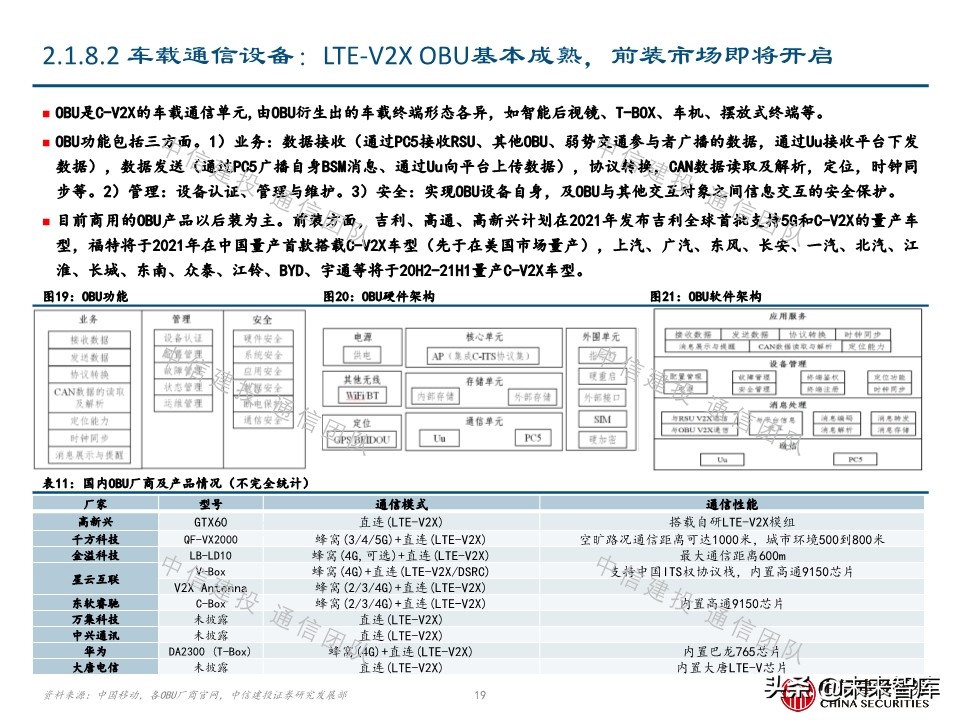 车联网深度报告：新基建重要方向，5G应用明珠