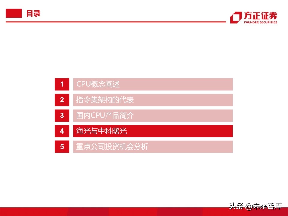 半导体行业专题报告：国产CPU之曙光