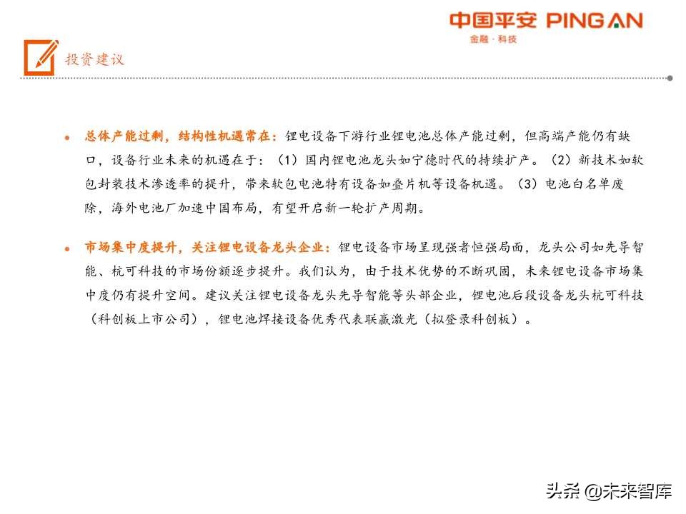 电动车产业链之锂电设备全景解析