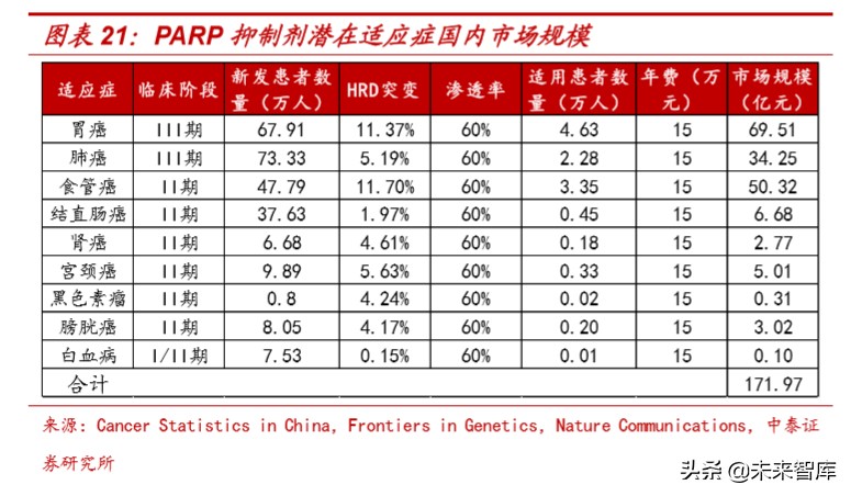 医药行业深度报告：适应症横跨多个癌种，PARP抑制剂前景广阔