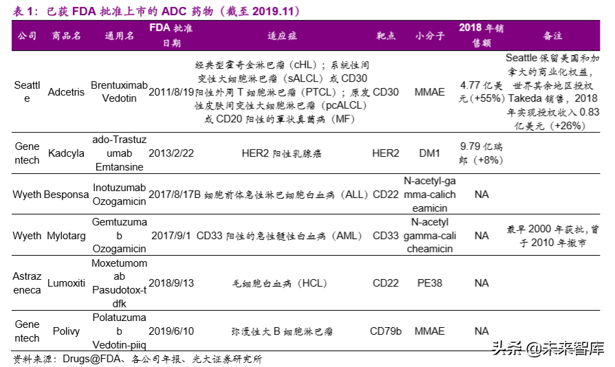 创新药专题：抗体偶联药物，靶向递送毒性小分子的生物导弹