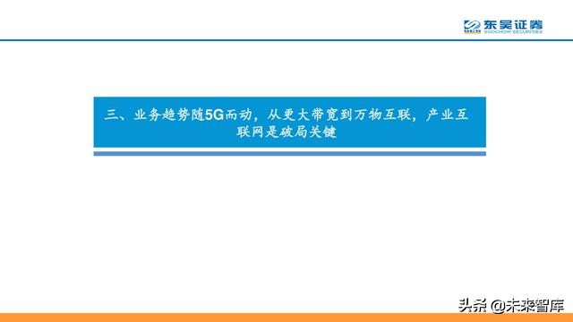 电信运营商模式分析：5G加速转型，产业互联网是关键（56页PPT）