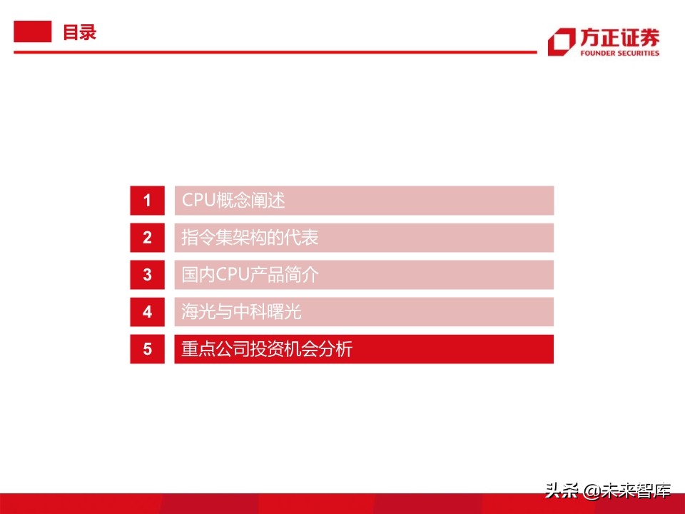 半导体行业专题报告：国产CPU之曙光