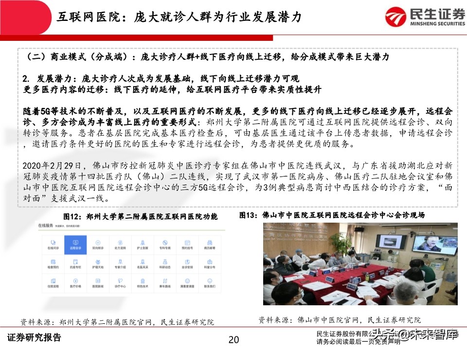 互联网医疗行业深度报告：前景广阔，领军企业发展可期