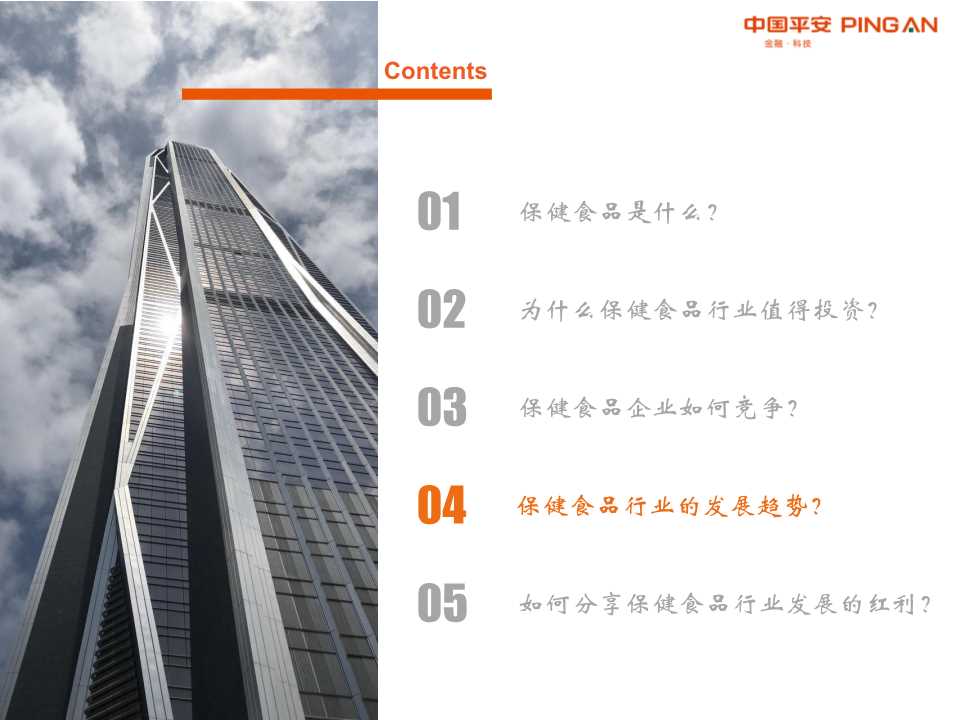 保健食品行业全景图