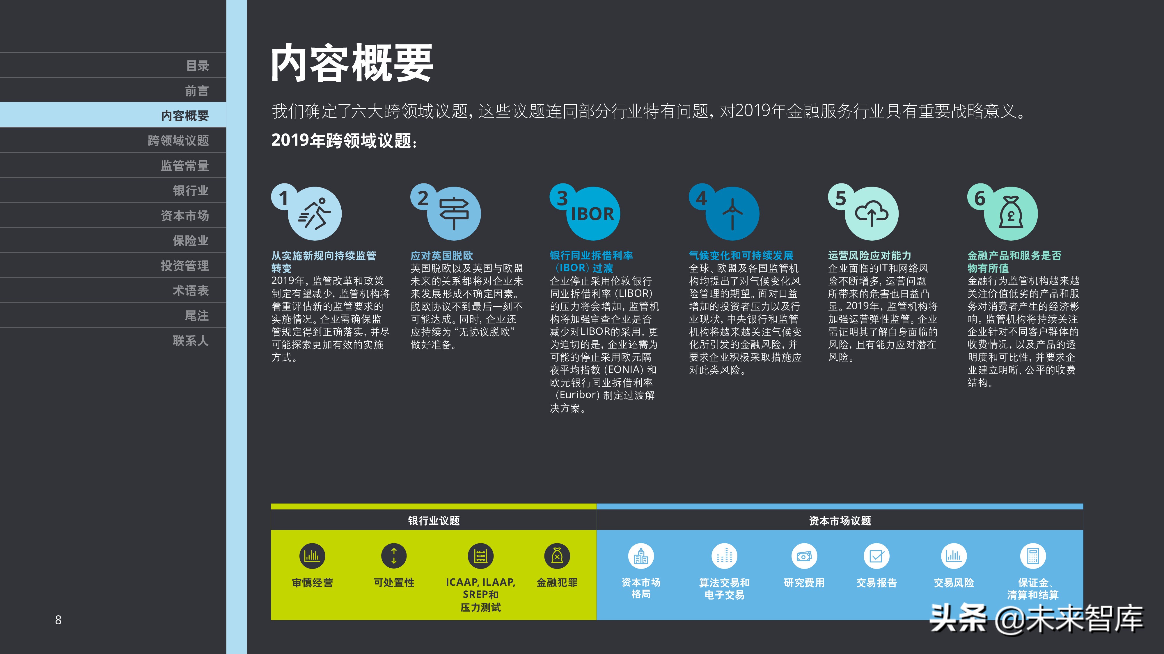 德勤2019年金融市场监管展望（金融危机十周年 ）