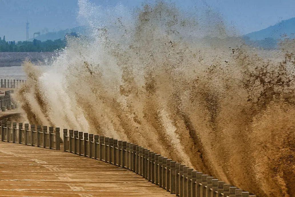 Qiantang River Tide Tree, Ripple Tide, Fish Scale Tide, Return Tide