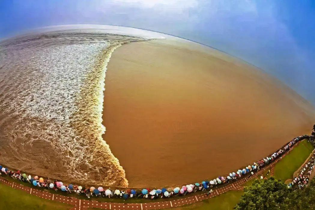 Qiantang River Tide Tree, Ripple Tide, Fish Scale Tide, Return Tide