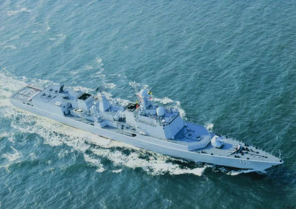 China's new frigate 054B launched, with stealth design, sci-fi ...