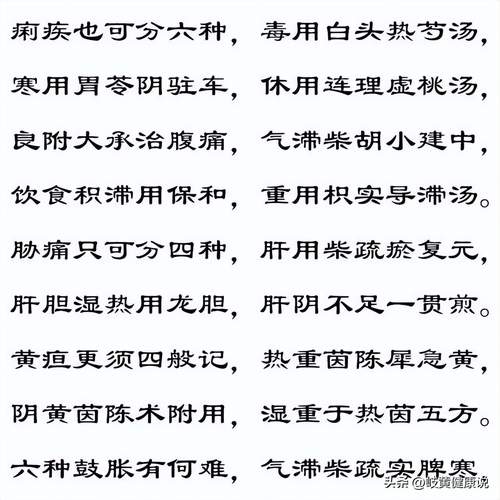 100个中医辨证口诀(中医辨证口诀，还有怎么用方的)