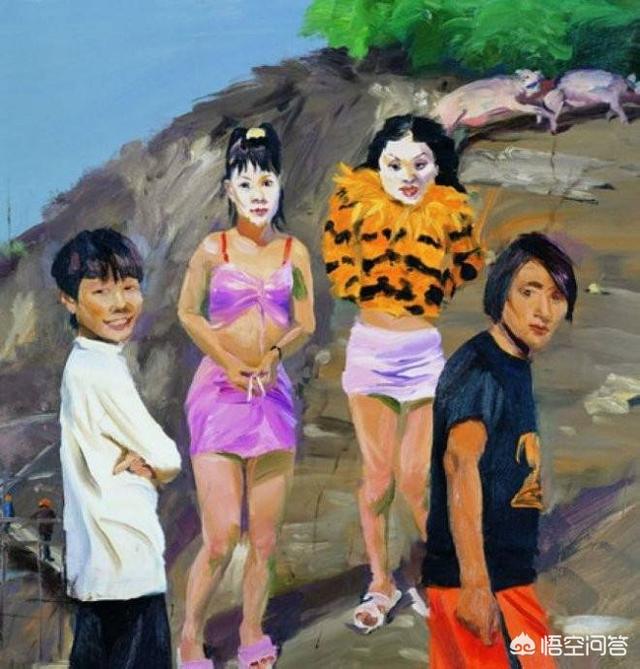 你认为刘晓东的画有什么优点？