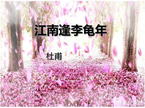 怎样鉴赏杜甫千古名篇《江南逢李龟年》？