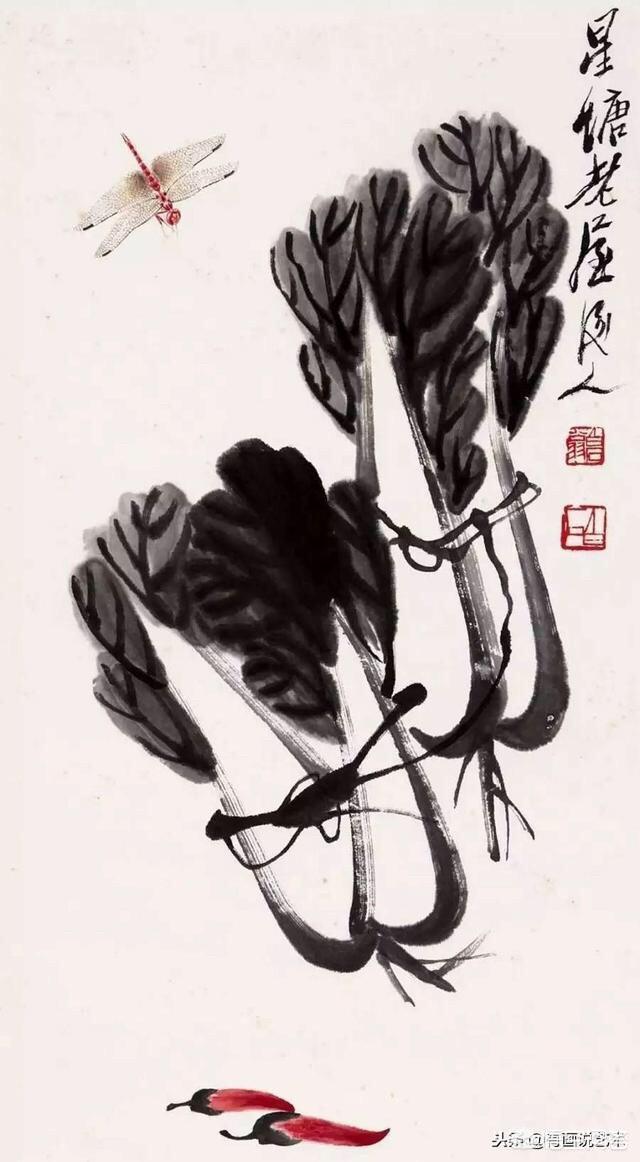 齐白石的《白菜》和梵高的《向日葵》相比,哪个更有艺术价值？