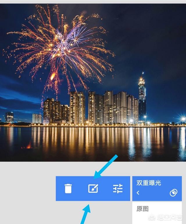 过年期间没拍到烟花，怎么用摄影修图软件，为照片加上烟花