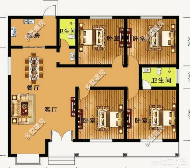 乡墅建房(长按可复制搜索),每天更有自建房晒家,别墅自建房图纸分享