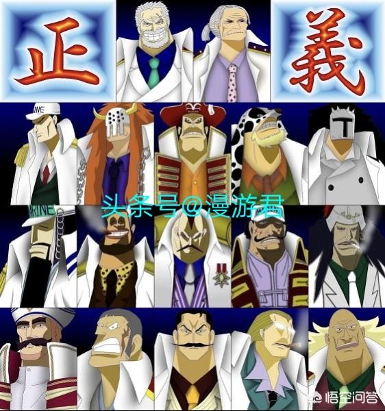 《海贼王》海军十五中将谁最强(不含卡普)？